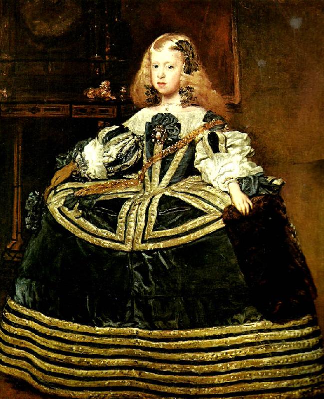 Diego Velazquez infantan margarita vid atta ars alder oil painting image
